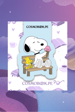Separador Snoopy - Comiendo Helado