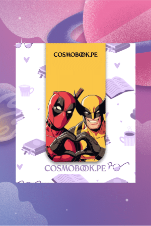 Separador Wolverine Y Deadpool Corazón