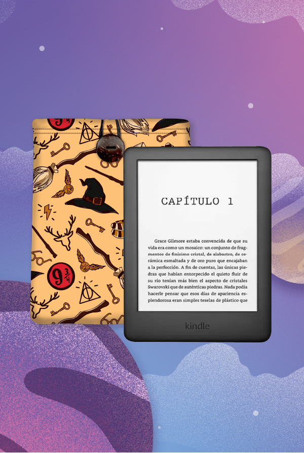 Funda Para Kindle – Libros – Harry Potter Elementos