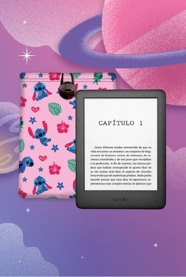 Funda Para Kindle - Películas - Lilo Y Stitch (Rosado)