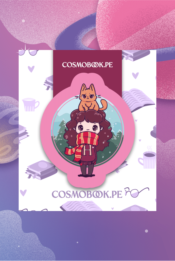 Separador Harry Potter - Hermione Y Crookshanks