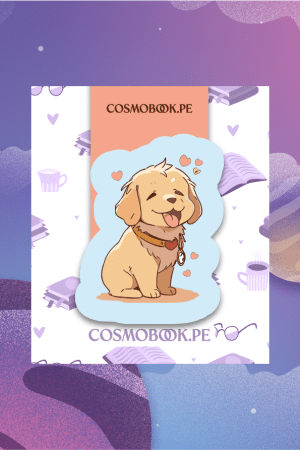 Separador Perrito Lenguita Afuera Corazones