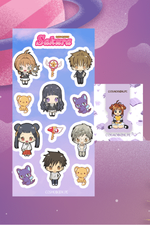 Set de stickers + separador - Sakura card captor