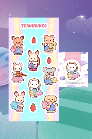 Set de stickers + separador - Ternurines