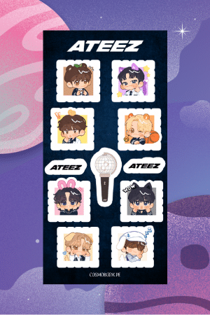 Set de stickers - KPOP Ateez