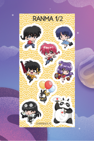 Set de stickers - Ranma 1/2