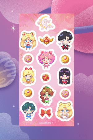Set de stickers - Sailor moon