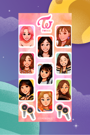 Set de stickers - KPOP Twice