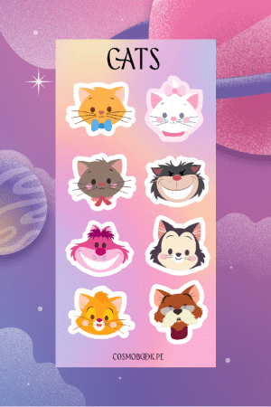 Set de stickers - Cats