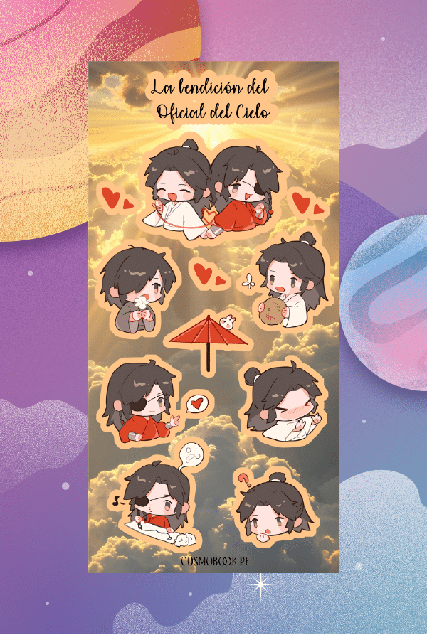 Set de stickers - La bendición del oficial del cielo