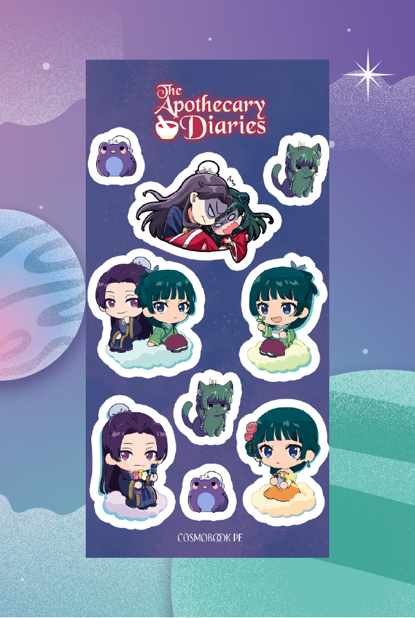 Set de stickers - El diario de una boticaria
