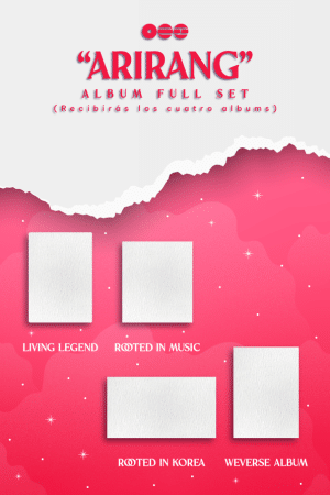 Preventa - Arirang Álbum Full Set BTS