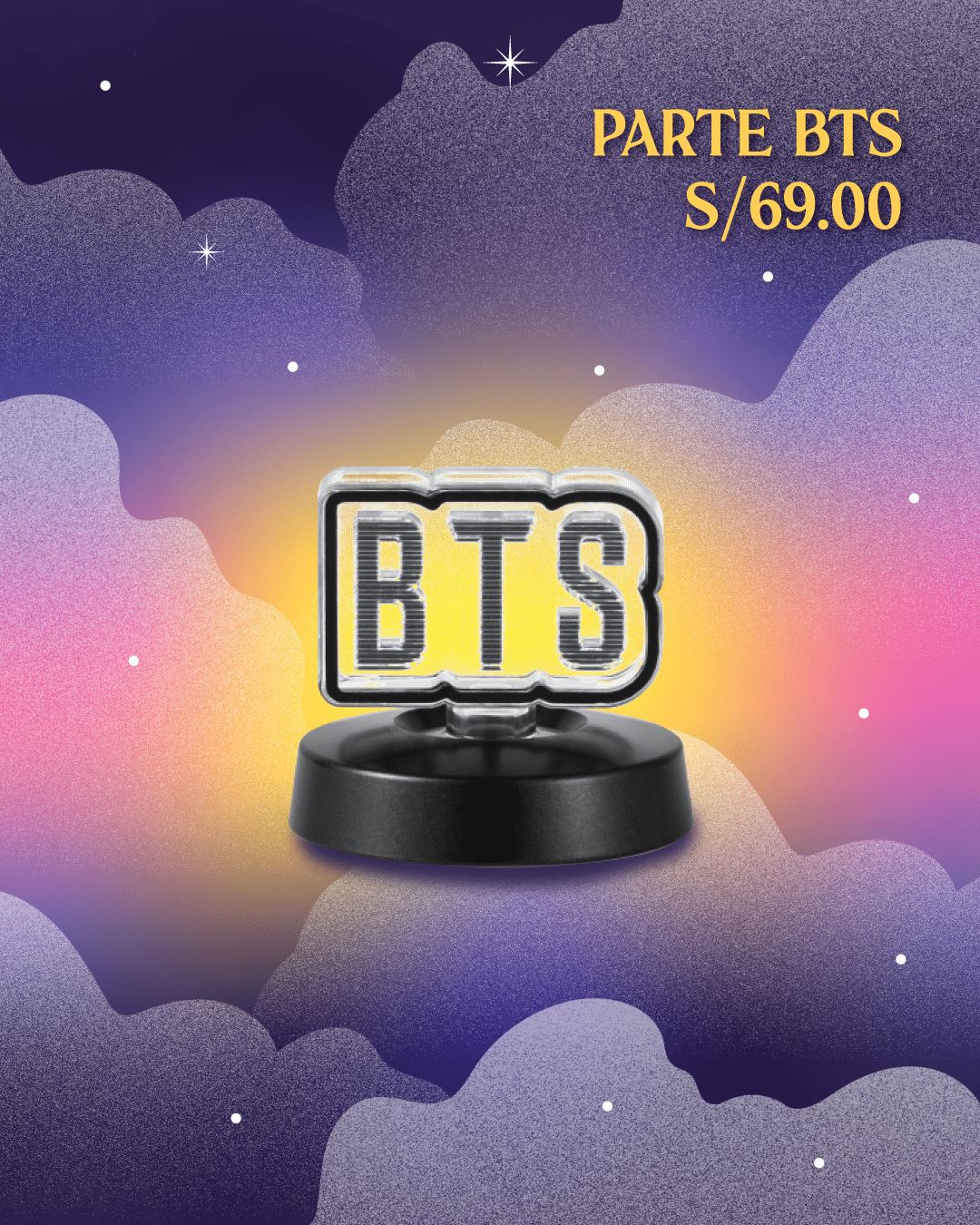 Preventa - Parte Bts (Para Lightstick BTS Army Bomb Versión 4)