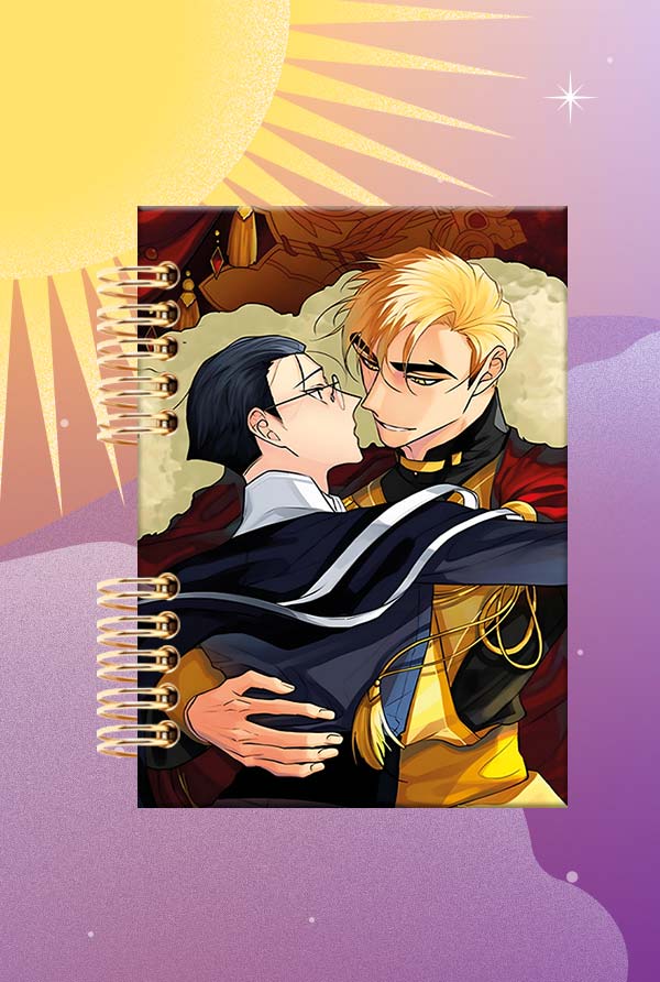 Cuaderno Espiralado - BL King's Maker - Wolfgang Goldenleonard y Shin Soohyuk.
