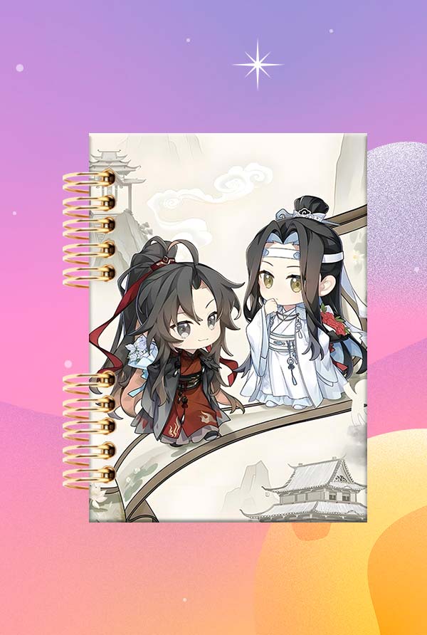 Cuaderno Espiralado - BL Mo Dao Zu Shi - Wei Wuxian y Lan Wangji