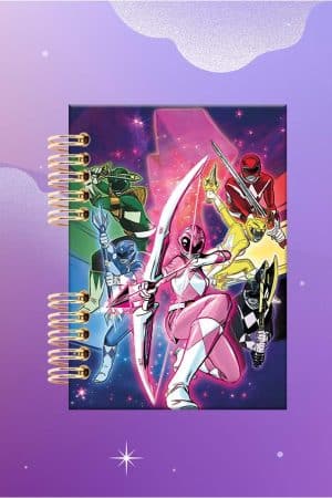 Cuaderno Espiralado - Power Ranger - PR Rosado
