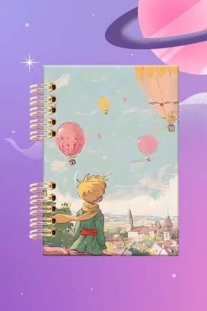 Cuaderno Espiralado - El Principito - Globos