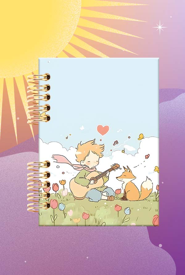 Cuaderno Espiralado - El Principito - Guitarra