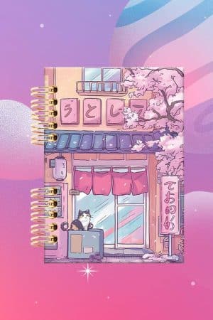 Cuaderno Espiralado -Mascotas - Gato en tienda