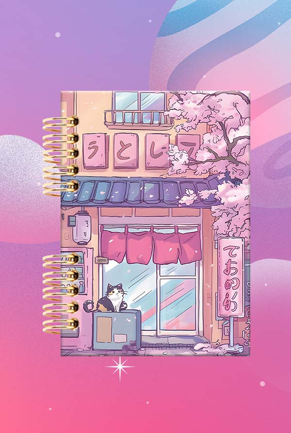Cuaderno Espiralado -Mascotas - Gato en tienda
