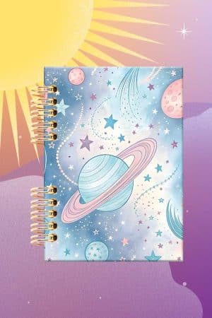 Cuaderno Espiralado -Universo - Saturno