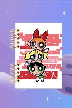 Cuaderno Espiralado - Super Poderosas - Bombón, Burbuja y Bellota 2
