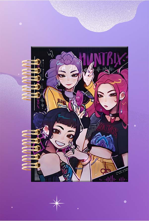 Cuaderno Espiralado - Demon Hunters - Huntrix 3