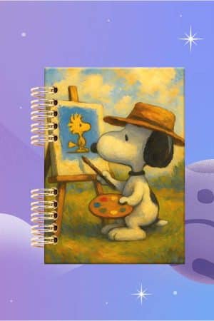 Cuaderno Espiralado - Snoopy - Pintor