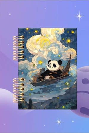 Cuaderno Espiralado - Mascota - Panda, Bote