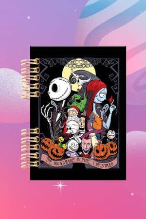 Cuaderno Espiralado - Nightmer Before Xmas - Jack and Sally