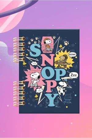 Cuaderno Espiralado - Snoopy - Azul