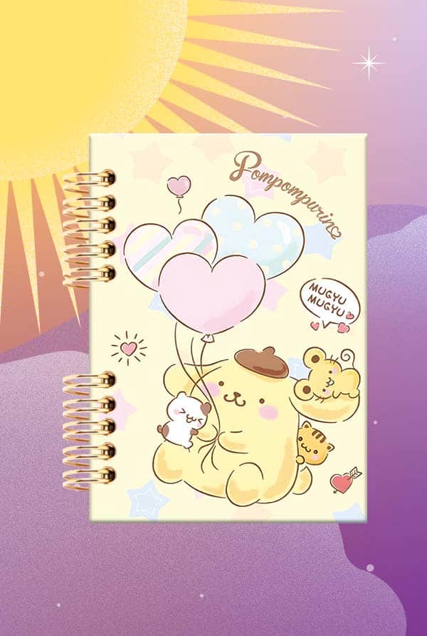 Cuaderno Espiralado - Sanrio - Pompompurin