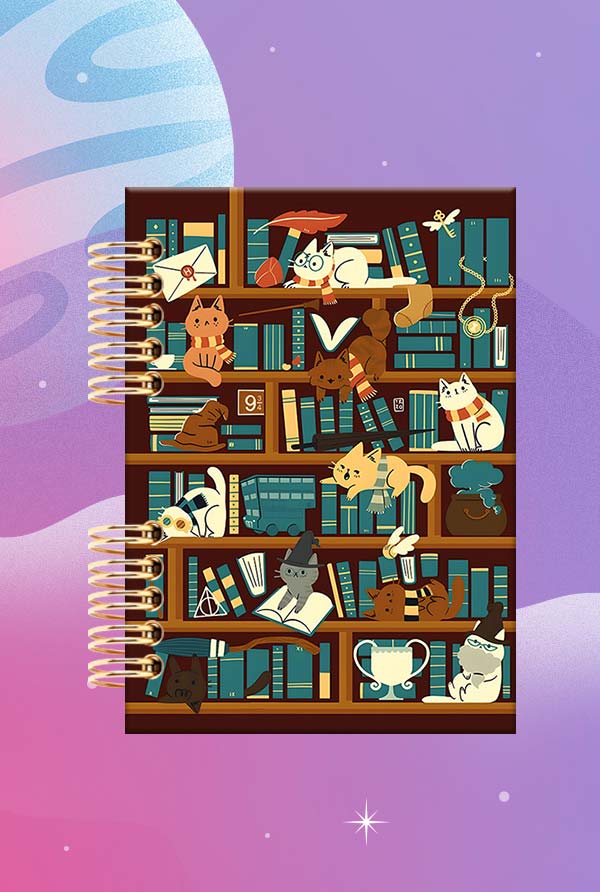 Cuaderno Espiralado - Harry Potter - Library Magic School