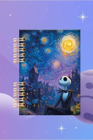 Cuaderno Espiralado - Nightmer Before Xmas - Van Gogh