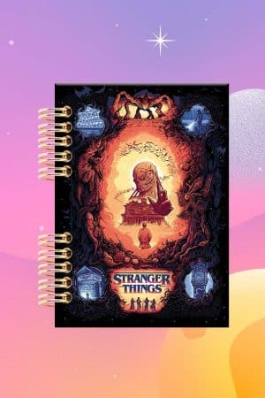 Cuaderno Espiralado - Stranger Things - Vecna, Demogorgon y el Upside Down