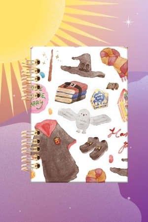 Cuaderno Espiralado - Harry Potter - Elementos