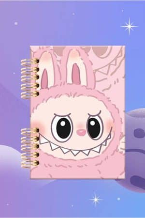 Cuaderno Espiralado - Labubu - Rosado