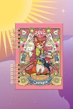 Cuaderno Espiralado - Zootopia -Wilde y Hopps