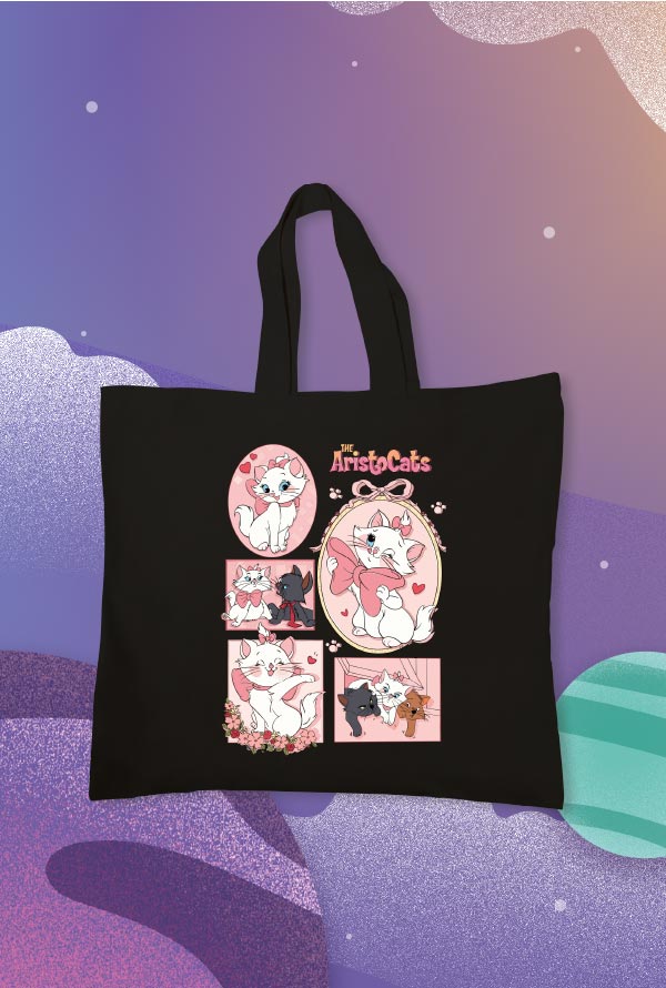 Totebag - Aristgatos Marie y hermanos (TTB)