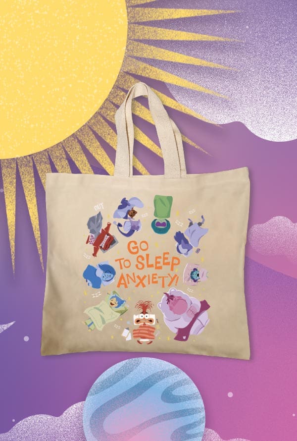 Totebag - Go to Sleep, Anxiety! Intensa-Mente 2 (TTW)
