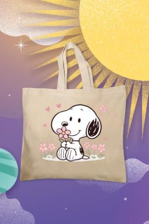 Totebag - Snoopy flor (TTW)