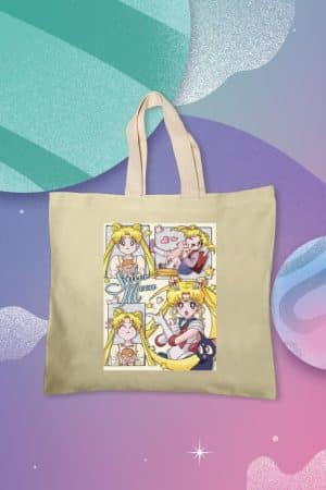 Totebag - Usagi Tsukino con Luna (TTW)