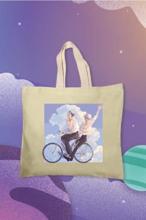 Totebag - Satoru Gojo y Suguru Geto bicicleta (TTW)