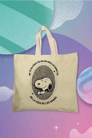 Totebag - Snoopy Huella Dactilar (TTW)