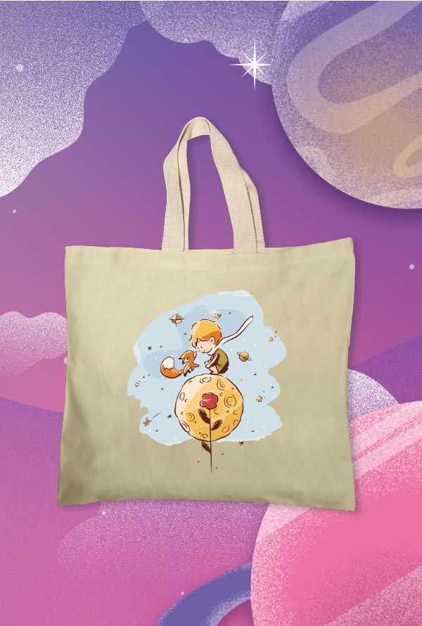 Totebag - El Principito y Zorro (TTW)