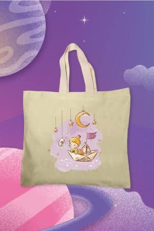 Totebag - El Principito pescando (TTW)