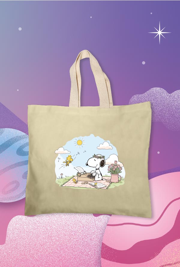 Totebag - Snoopy maquina de escribir (TTW)