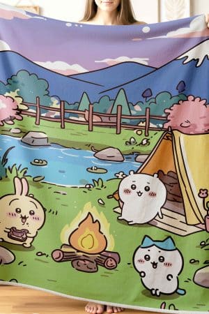 Manta - chiikawa Campamento