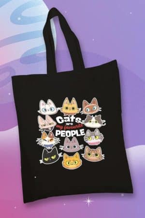Totebag, Cats are my favourite PEOPLE (TTB)