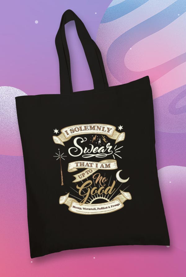 Totebag Harry Potter "I Solemnly Swear That I Am Up To No Good" (TTB)
